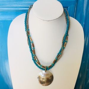💰3/$15 Beaded Necklace MOP M34